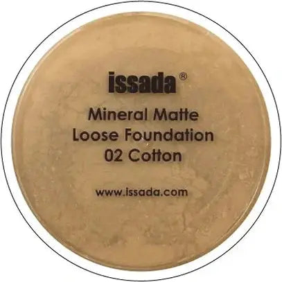 ISSADA MINERAL MATTE LOOSE POWDER FOUNDATION - COTTON